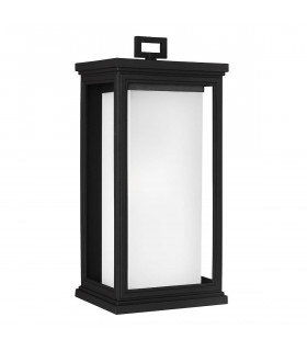 Rosco Laterne, 46,1 cm, schwarz, Opalglas, IP44