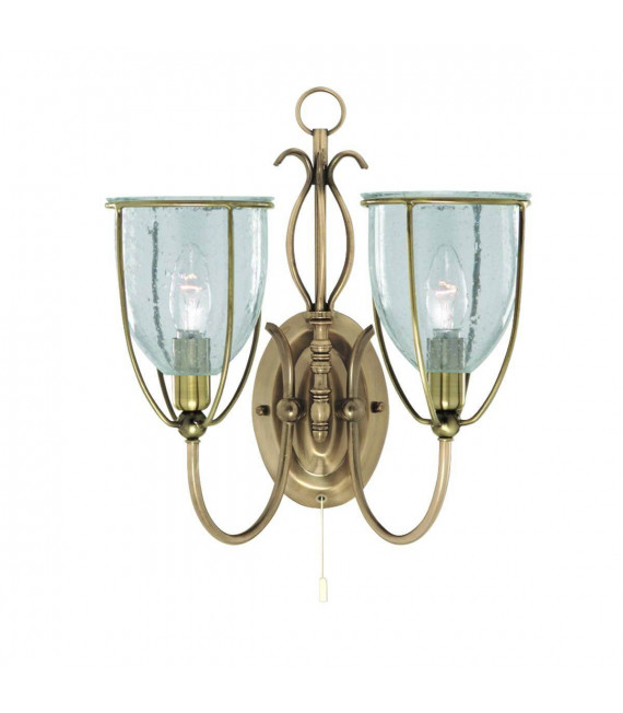 plafonnier ventilateur vintage 2 ampoules e27 max 60w brun patiné