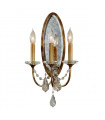 plafonnier ventilateur vintage 2 ampoules e27 max 60w brun patiné