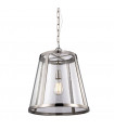 Suspension Diamond, nickel poli et verre opale, moyenne