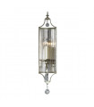 Suspension Gianna, argent et cristal , 4 ampoules