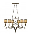 Applique Justine, bronze et verre, 2 ampoules