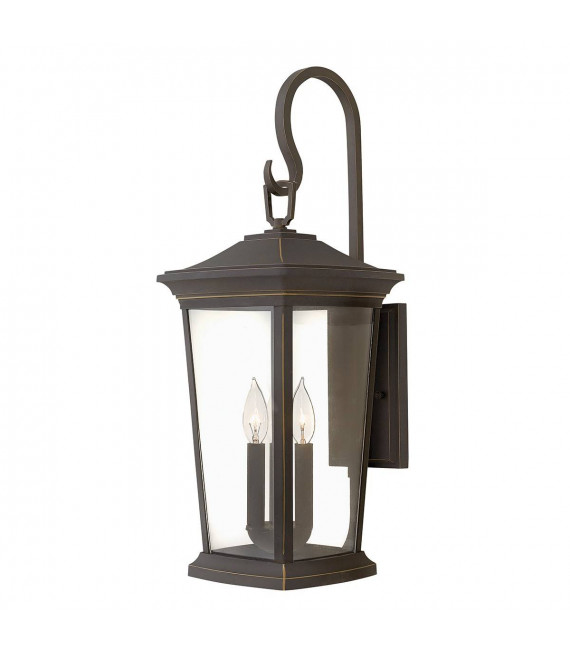 Applique per esterno Bromlay, 63,1 cm, bronzo lucidato a olio, 3 luci