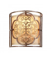 Applique Leila, argent bruni et cristal , 1 ampoule
