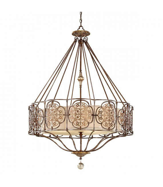 Applique Marcella, bronzo ossidato e oro, 2 lampadine