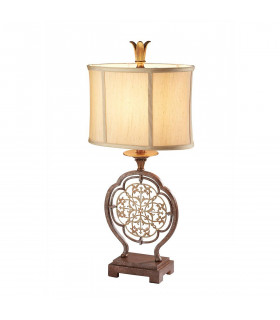 plafonnier ventilateur vintage 2 ampoules e27 max 60w brun patiné