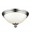 plafonnier ventilateur vintage 2 ampoules e27 max 60w brun patiné