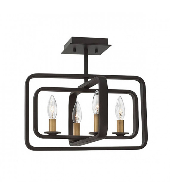 Lampada a sospensione Quentin, bronzo Bukeye, altezza 31,1 cm