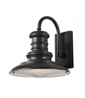 Lampada da parete Redding, alluminio anodizzato, medio