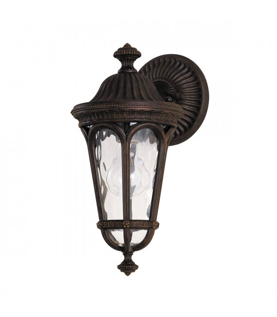 Lampada da parete Regent Court, noce, 2 lampadine