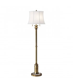 Lampada a buffet Stateroom, in ottone, con paralume