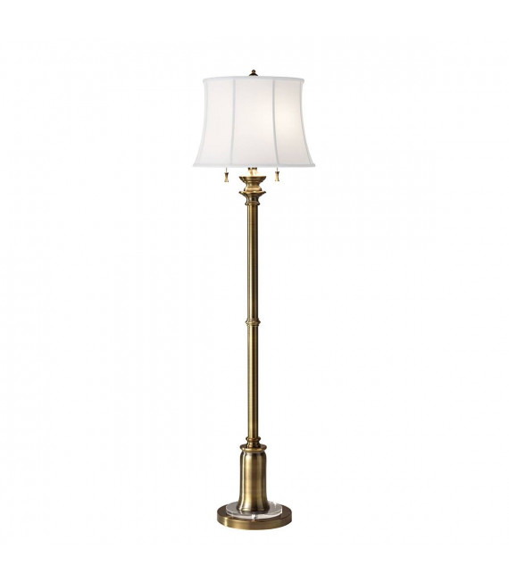 Lampada a buffet Stateroom, in ottone, con paralume