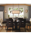 Plafonnier Remy, bronze et or
