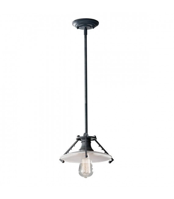 Lampada a sospensione Urban Renewal, ferro battuto, 25 cm