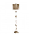 Lampadaire Fragment, or, avec abat-jour