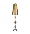 plafonnier ventilateur vintage 2 ampoules e27 max 60w brun patiné