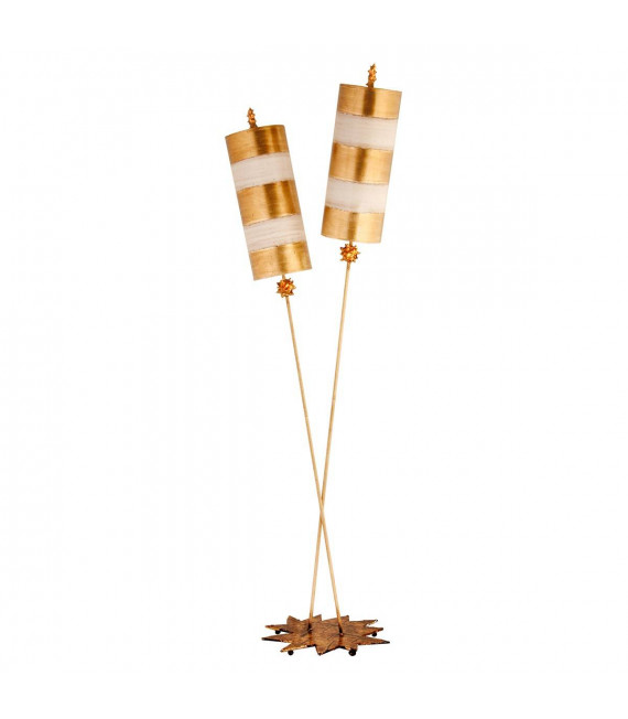 Brennnessel Lux Lampe, Gold, 2 Glühbirnen