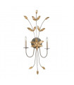 plafonnier ventilateur vintage 2 ampoules e27 max 60w brun patiné