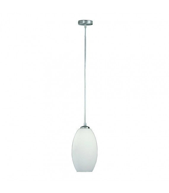 Hängelampe aus Nickel satiniert Modern Pendants 1 Bulb