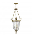 plafonnier ventilateur vintage 2 ampoules e27 max 60w brun patiné