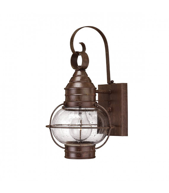Cape Cod Wandleuchte, Bronze und Glas, mittel