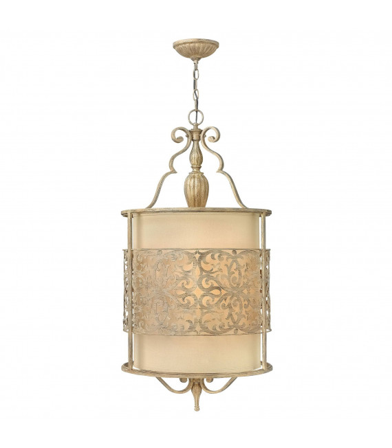 Lampada a sospensione Carabel, champagne, 3 lampadine