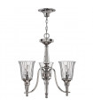 plafonnier ventilateur vintage 2 ampoules e27 max 60w brun patiné