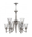 plafonnier ventilateur vintage 2 ampoules e27 max 60w brun patiné