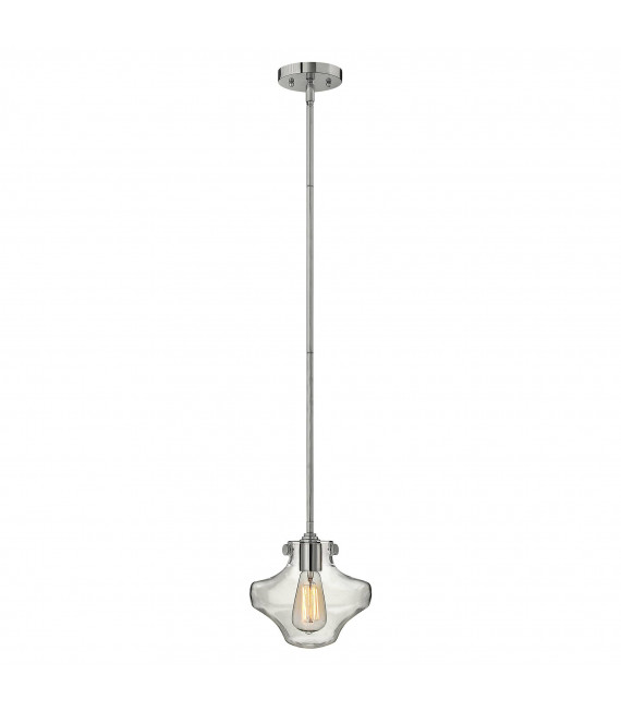 Kongress Pendelleuchte, Chrom, 4 Glühbirnen, 66 cm