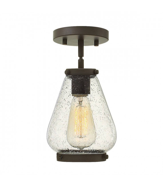 plafonnier ventilateur vintage 2 ampoules e27 max 60w brun patiné