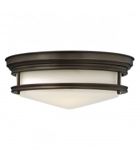 Plafoniera Hadley, cromata e vetro, 3 lampadine