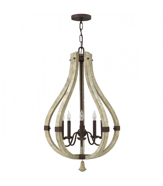 plafonnier ventilateur vintage 2 ampoules e27 max 60w brun patiné