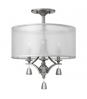 plafonnier ventilateur vintage 2 ampoules e27 max 60w brun patiné