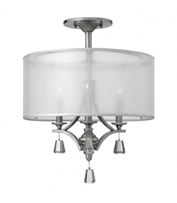 plafonnier ventilateur vintage 2 ampoules e27 max 60w brun patiné