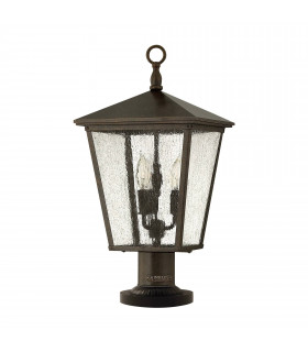 plafonnier ventilateur vintage 2 ampoules e27 max 60w brun patiné