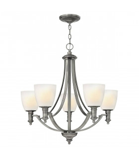 Lampada a sospensione Truman, nichel antico, 3 lampadine
