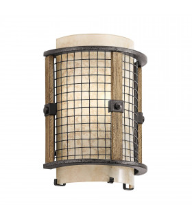 plafonnier ventilateur vintage 2 ampoules e27 max 60w brun patiné