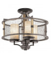 Applique Ahrendale, fer et verre 1 ampoule