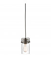 plafonnier ventilateur vintage 2 ampoules e27 max 60w brun patiné