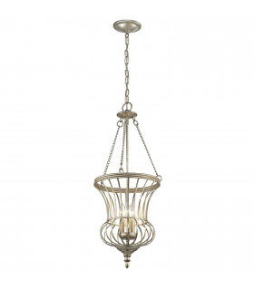 Pendente Brinley, bronzo antico e vetro, 1 lampadina