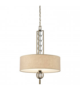 Himmelswandlampe, Bronze- und Satinglas, 1 Glühbirne