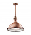 plafonnier ventilateur vintage 2 ampoules e27 max 60w brun patiné