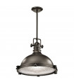 plafonnier ventilateur vintage 2 ampoules e27 max 60w brun patiné