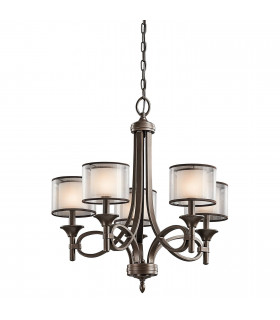 Lampada a sospensione Lacey, 4 lampadine
