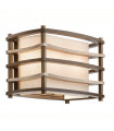 plafonnier ventilateur vintage 2 ampoules e27 max 60w brun patiné