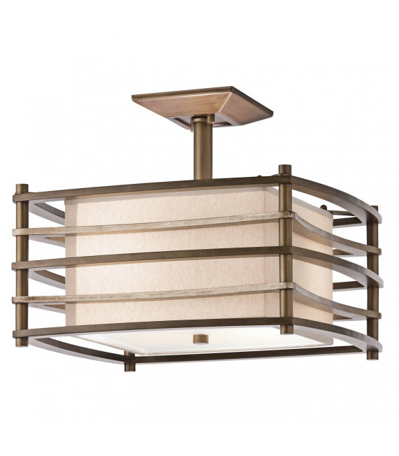 Colgante Moxie, bronce, 2 bombillas
