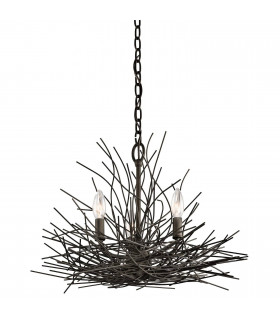 plafonnier ventilateur vintage 2 ampoules e27 max 60w brun patiné