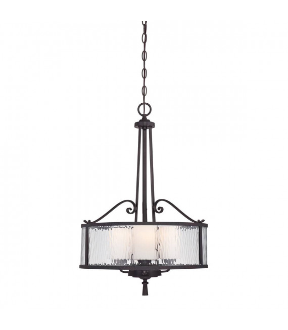 Lampada a sospensione Admiral, nichel antico, 3 lampadine
