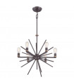 plafonnier ventilateur vintage 2 ampoules e27 max 60w brun patiné
