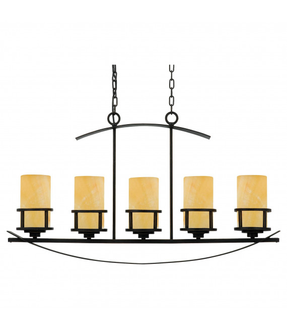 plafonnier ventilateur vintage 2 ampoules e27 max 60w brun patiné